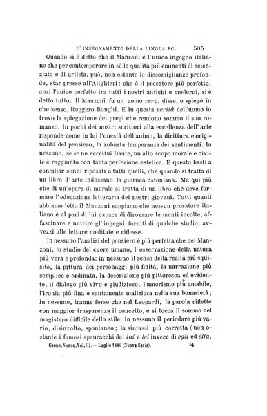 Giornale napoletano di filosofia e lettere, scienze morali e politiche