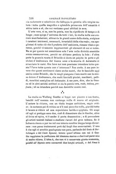 Giornale napoletano di filosofia e lettere, scienze morali e politiche