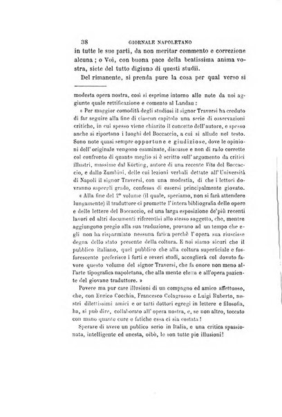 Giornale napoletano di filosofia e lettere, scienze morali e politiche