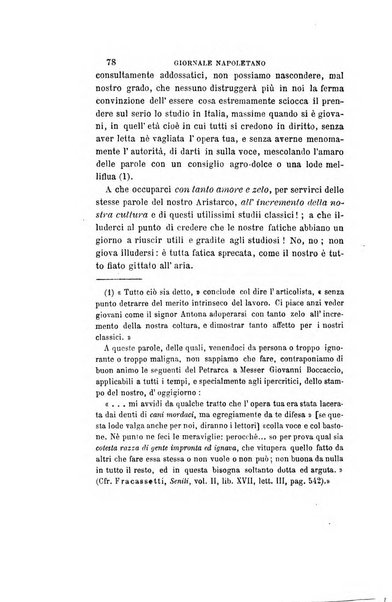 Giornale napoletano di filosofia e lettere, scienze morali e politiche