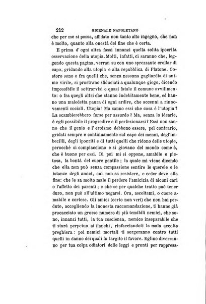 Giornale napoletano di filosofia e lettere, scienze morali e politiche