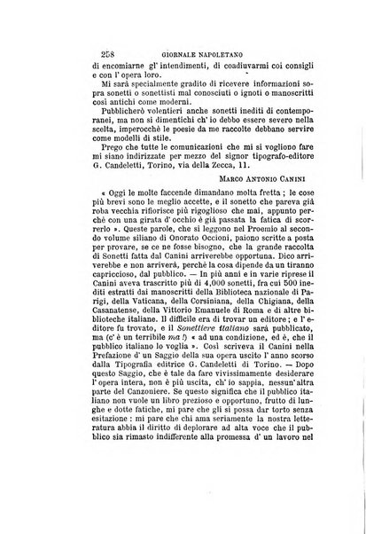 Giornale napoletano di filosofia e lettere, scienze morali e politiche