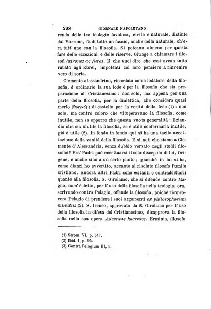 Giornale napoletano di filosofia e lettere, scienze morali e politiche