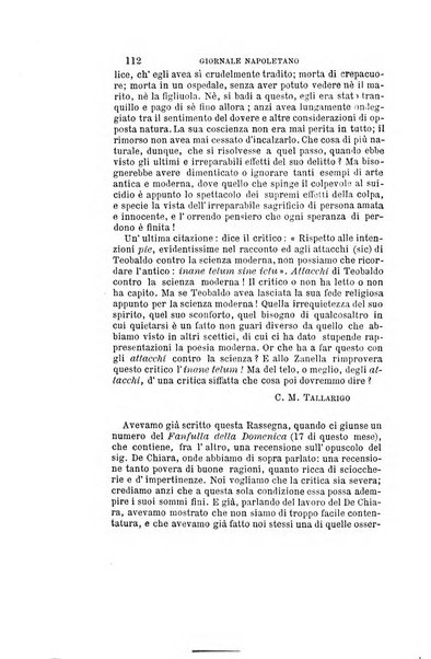 Giornale napoletano di filosofia e lettere, scienze morali e politiche