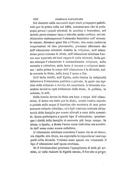 Giornale napoletano di filosofia e lettere, scienze morali e politiche