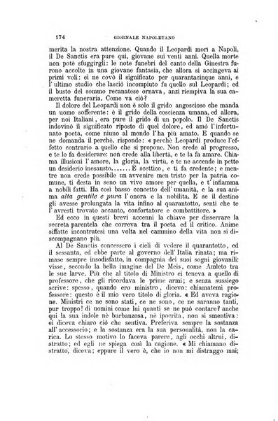 Giornale napoletano di filosofia e lettere, scienze morali e politiche