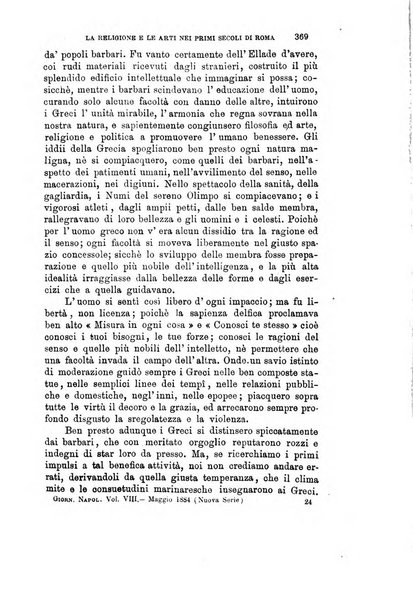 Giornale napoletano di filosofia e lettere, scienze morali e politiche