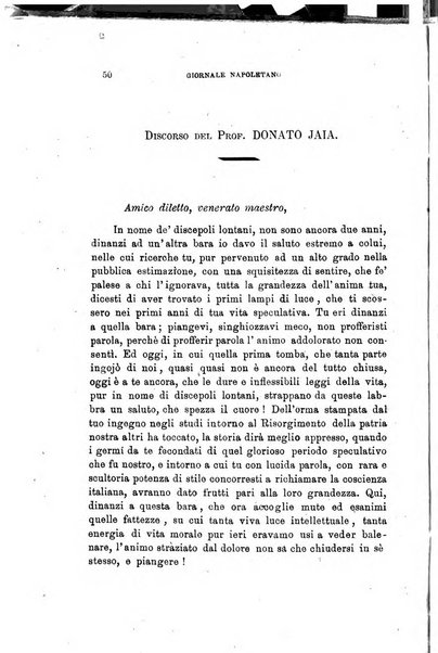 Giornale napoletano di filosofia e lettere, scienze morali e politiche