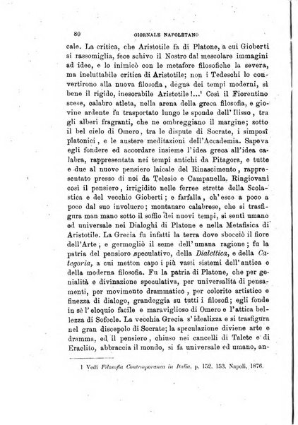 Giornale napoletano di filosofia e lettere, scienze morali e politiche