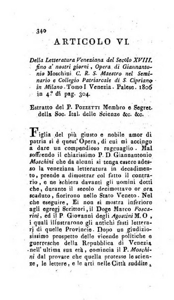 Giornale pisano dei letterati