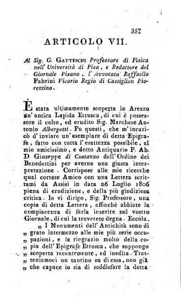 Giornale pisano dei letterati