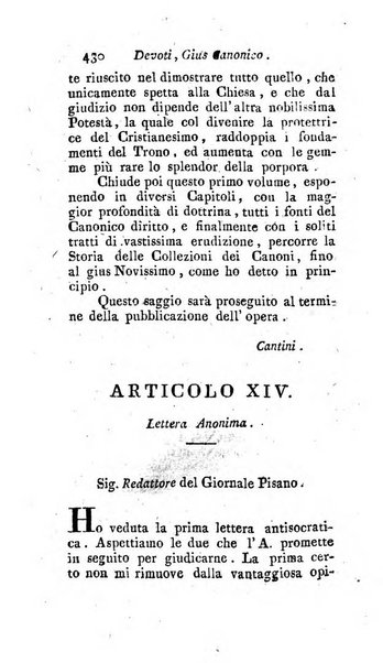 Giornale pisano dei letterati