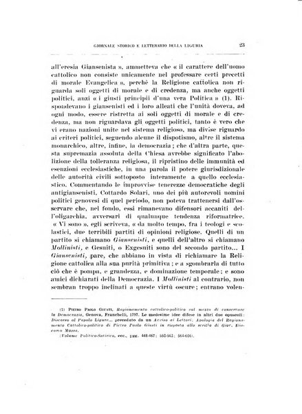 Giornale storico e letterario della Liguria