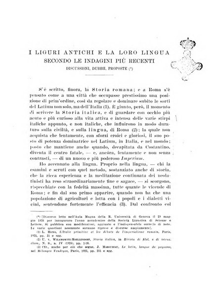 Giornale storico e letterario della Liguria