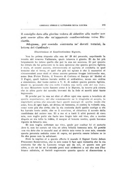 Giornale storico e letterario della Liguria