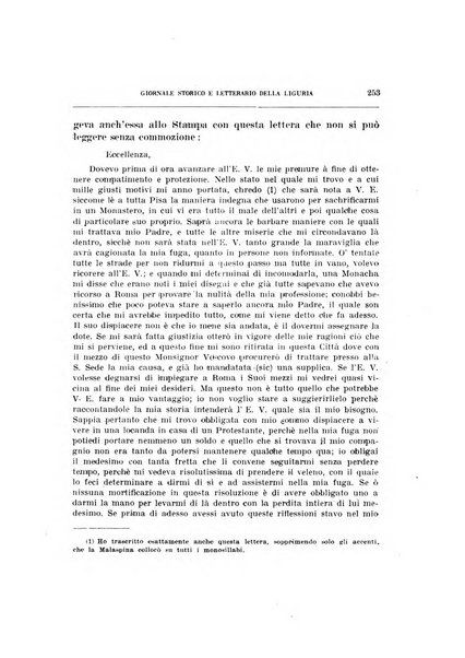 Giornale storico e letterario della Liguria