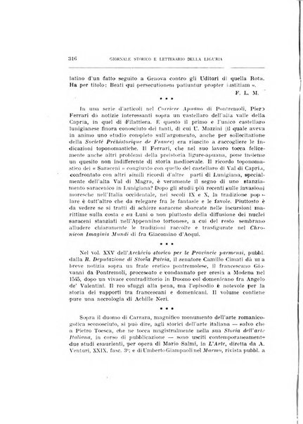 Giornale storico e letterario della Liguria