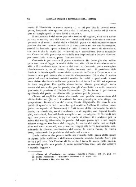 Giornale storico e letterario della Liguria