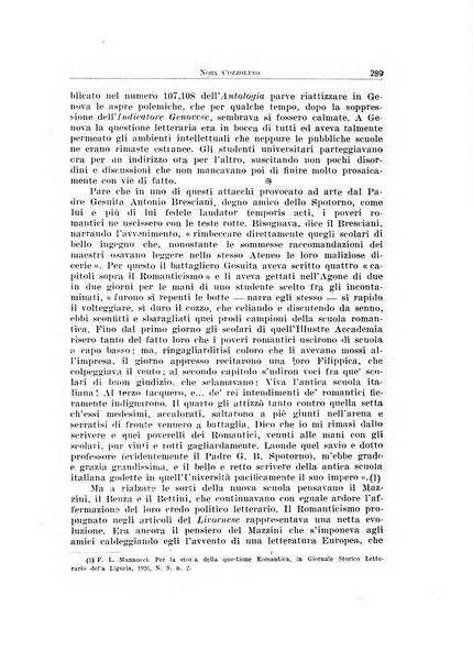 Giornale storico e letterario della Liguria