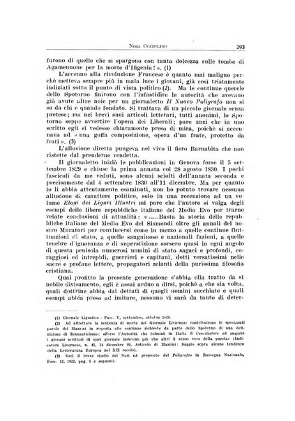 Giornale storico e letterario della Liguria