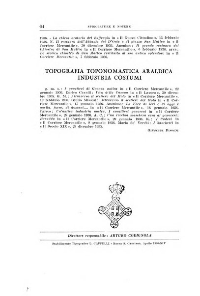 Giornale storico e letterario della Liguria