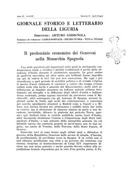 Giornale storico e letterario della Liguria