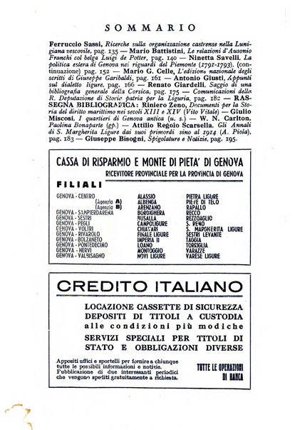 Giornale storico e letterario della Liguria