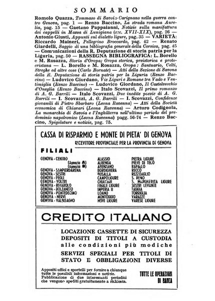 Giornale storico e letterario della Liguria