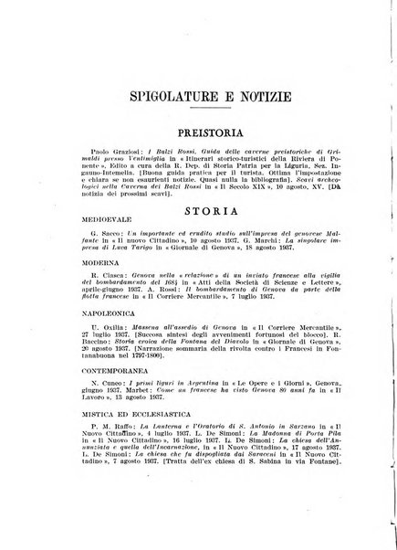 Giornale storico e letterario della Liguria