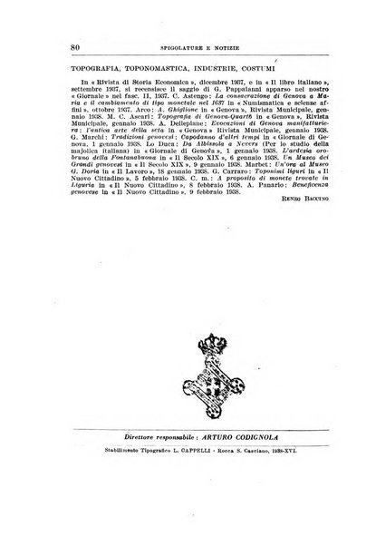 Giornale storico e letterario della Liguria