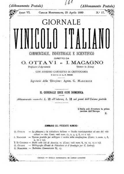 Giornale vinicolo italiano