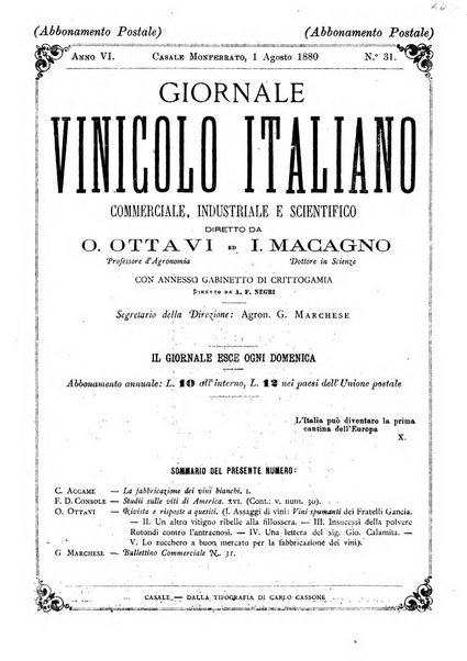 Giornale vinicolo italiano