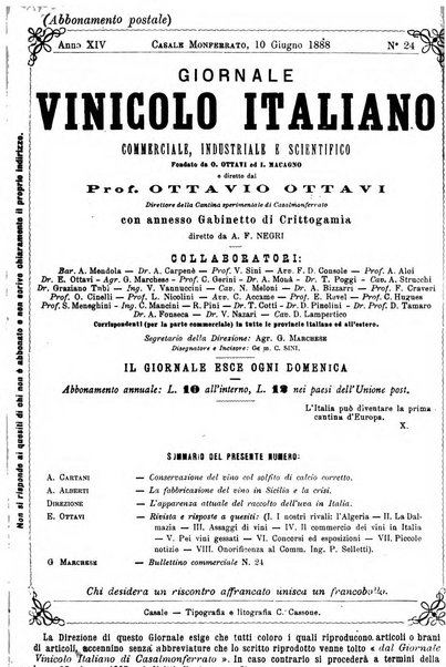 Giornale vinicolo italiano