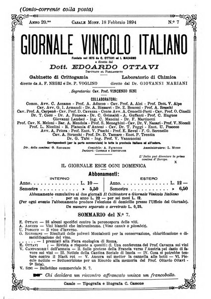 Giornale vinicolo italiano