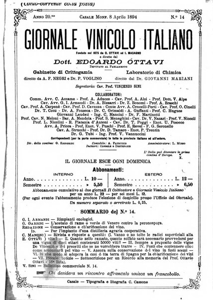 Giornale vinicolo italiano