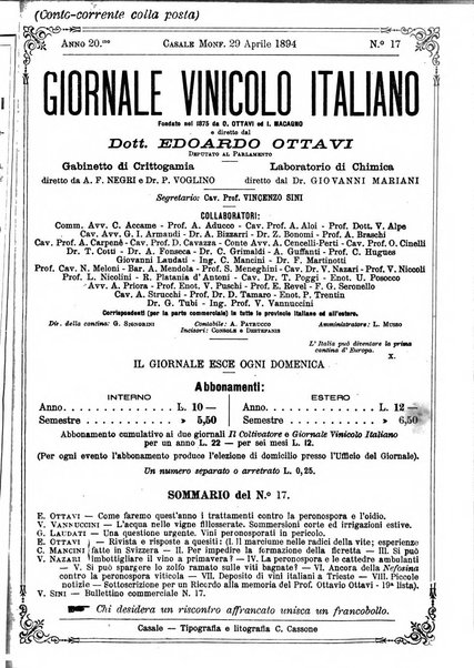 Giornale vinicolo italiano