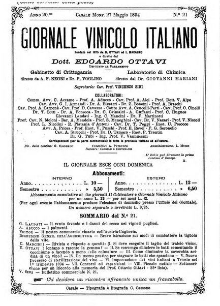 Giornale vinicolo italiano