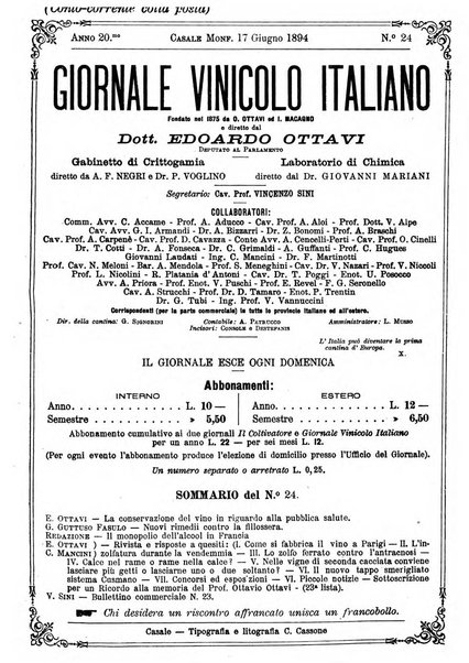 Giornale vinicolo italiano