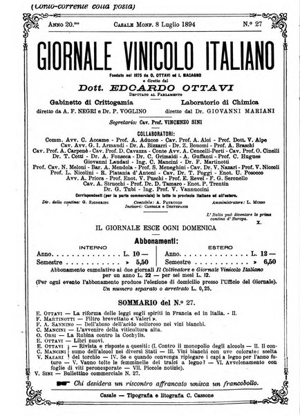 Giornale vinicolo italiano