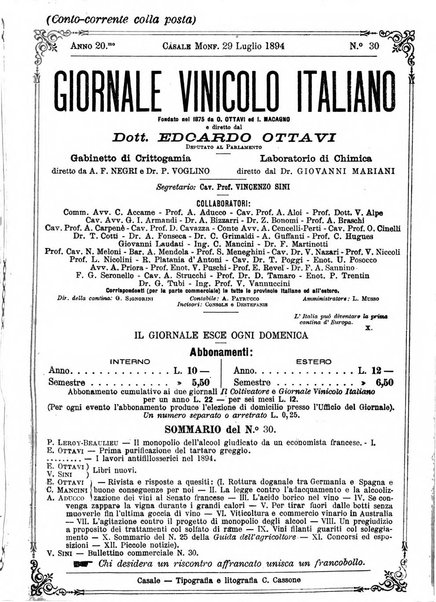 Giornale vinicolo italiano