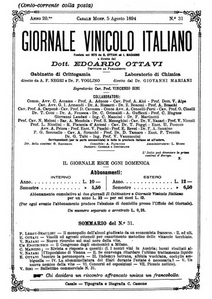 Giornale vinicolo italiano