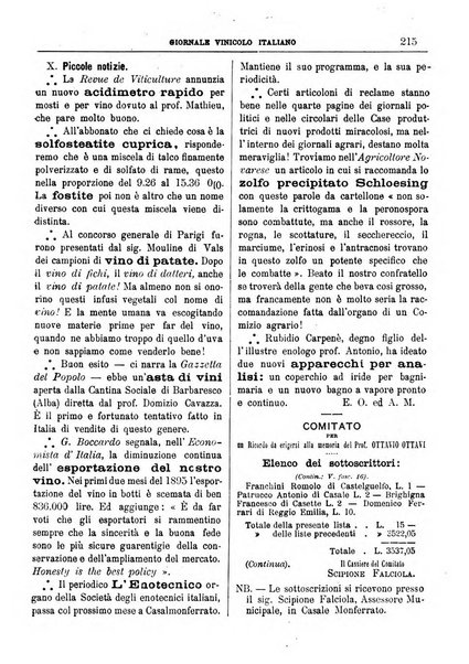 Giornale vinicolo italiano