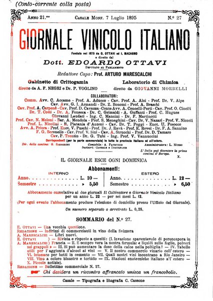 Giornale vinicolo italiano