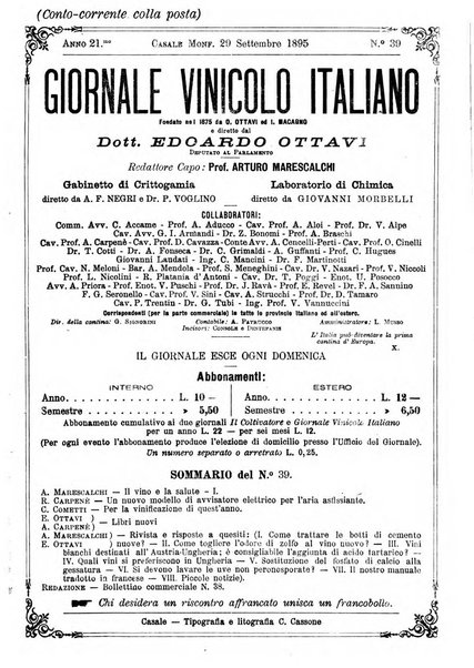 Giornale vinicolo italiano