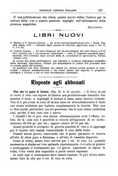 Giornale vinicolo italiano