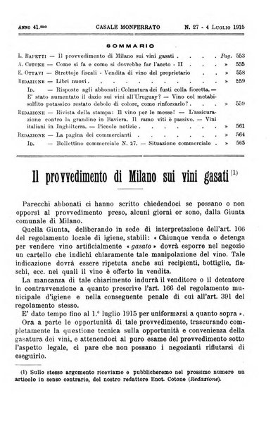 Giornale vinicolo italiano