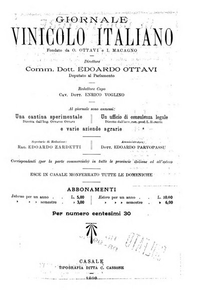 Giornale vinicolo italiano