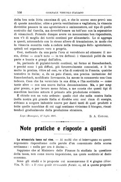 Giornale vinicolo italiano