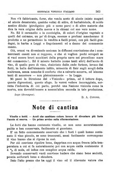 Giornale vinicolo italiano