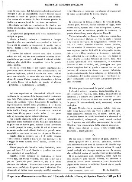 Giornale vinicolo italiano